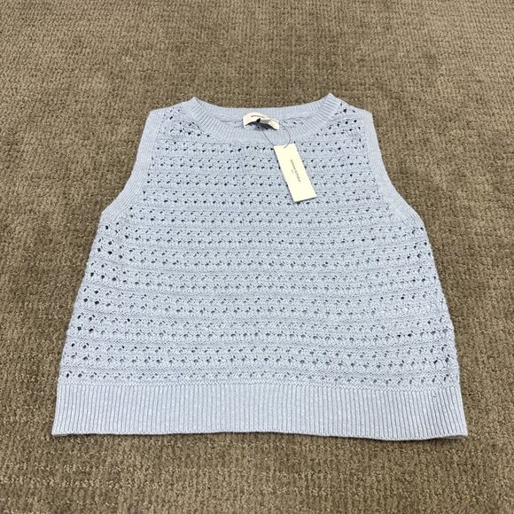 Banana Republic Sweater Blue Sleeveless Women’s Size Small NWT - Picture 1 of 11